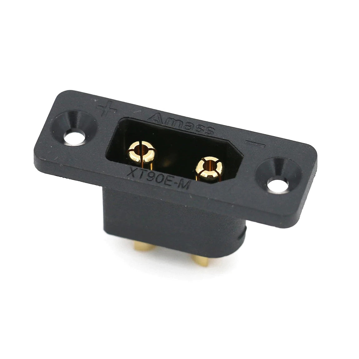 AMASS Black XT90E-M Mountable XT90 Male Plug Connector