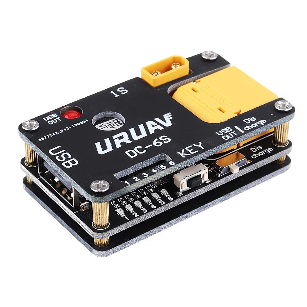 2 in 1 URUAV DC-6S 5-12V Battery Charger Discharger-URUAV-K & A Electronics