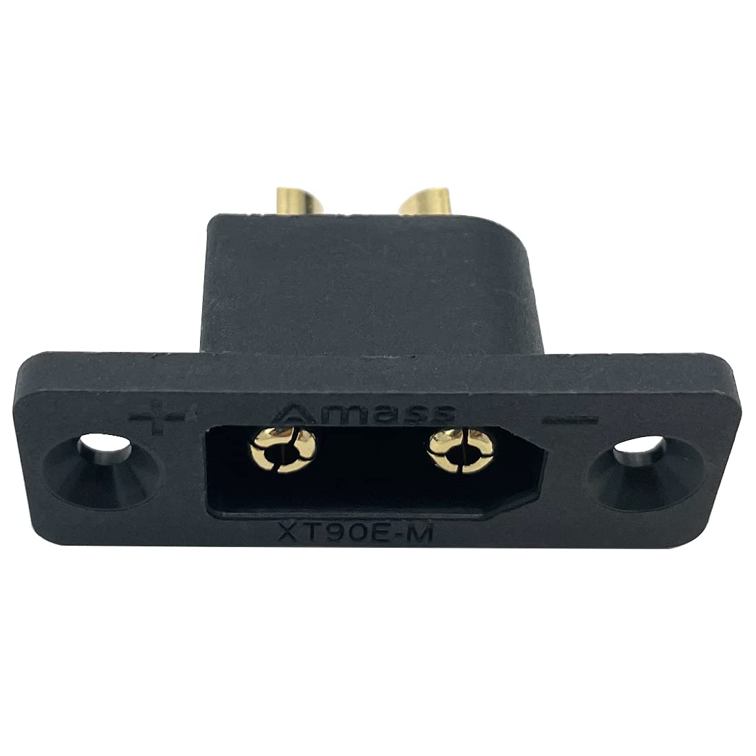 AMASS Black XT90E-M Mountable XT90 Male Plug Connector