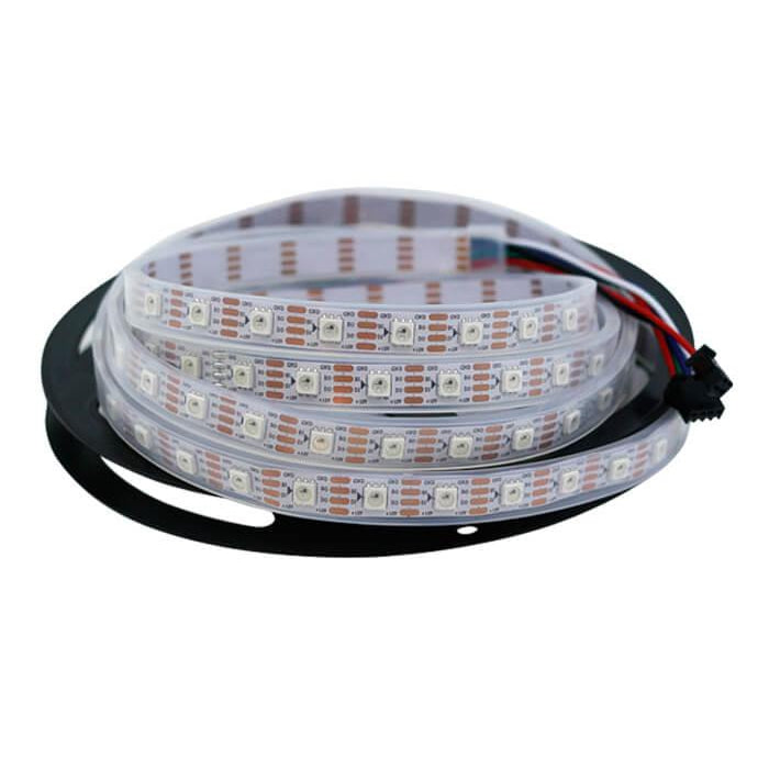 5m RGB Addressable LED Strip - SK6813HV (WS2815) - 60 LEDs Per Meter - DC 12V - IP68-K and A Electronics-K & A Electronics