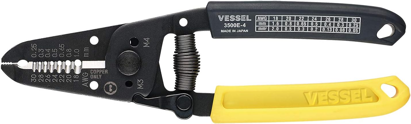 VESSEL 3500E-4 0.25-1mm Wire Stripper & Cutter
