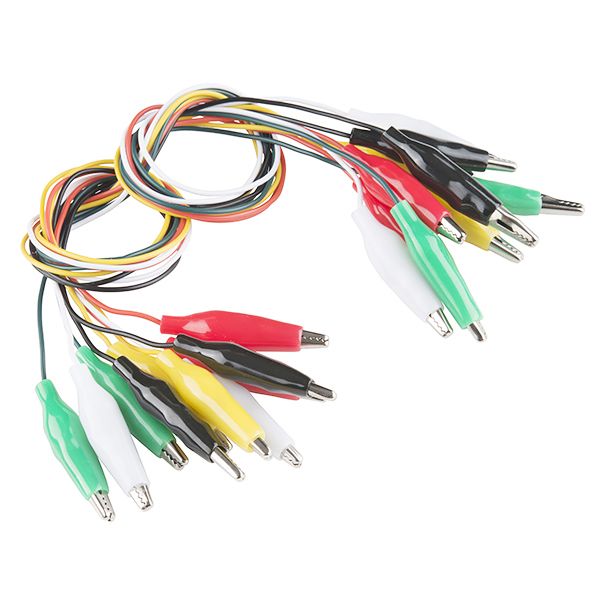 Alligator Test Leads - Multicolored (10 Pack)-K & A Electronics-K & A Electronics