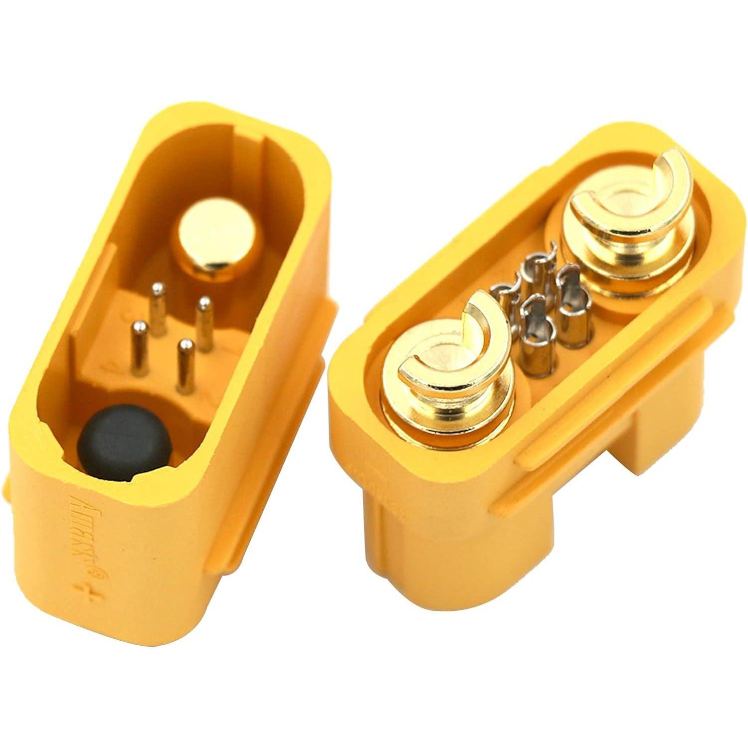 Amass AS150U Connector Male/Female with Signal Pins - Anti-Spark (1 pair)-Amass-K & A Electronics