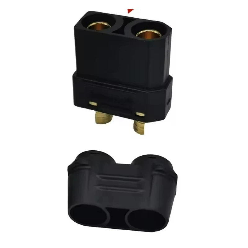 Amass XT90H-F Black Connector Female With End Cap