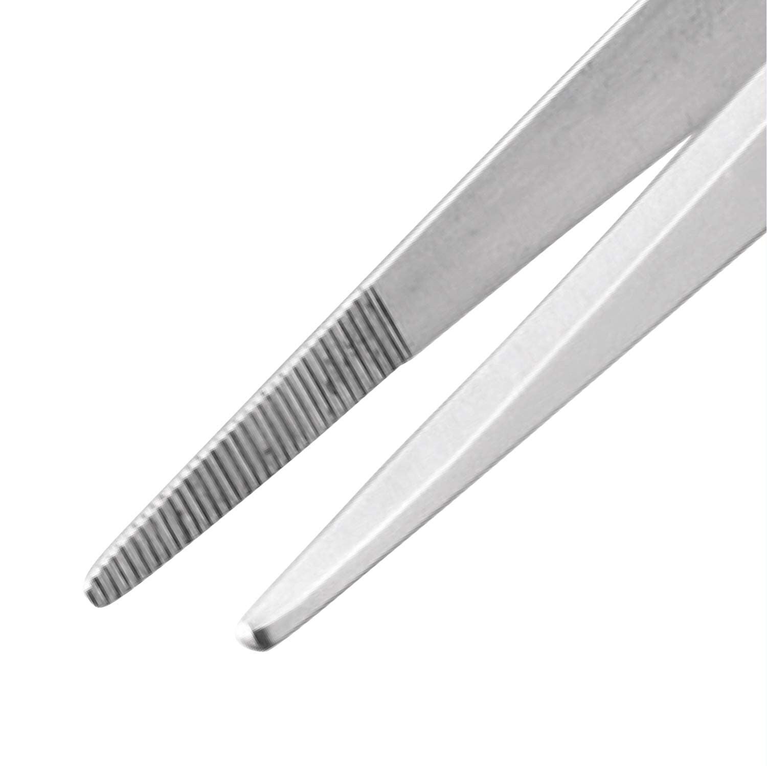 Engineer PT-09 Stainless Steel Serrated Inside Point Tweezers (130mm)-ENGINEER INC.-K & A Electronics