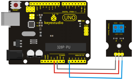 Keyestudio Voltage Detection Module Voltage Sensor