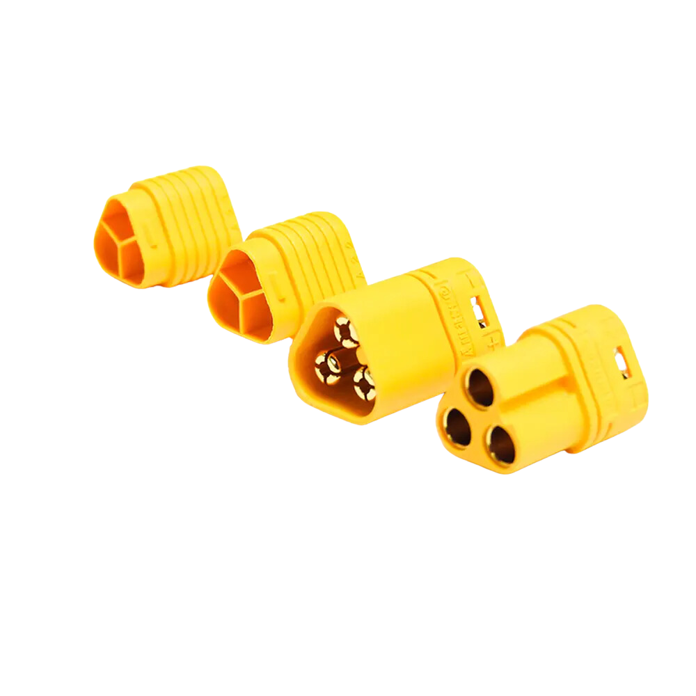 Amass MT60 3 Pole Motor/ESC Connector Set 12AWG (Male & Female) (1 Pair)