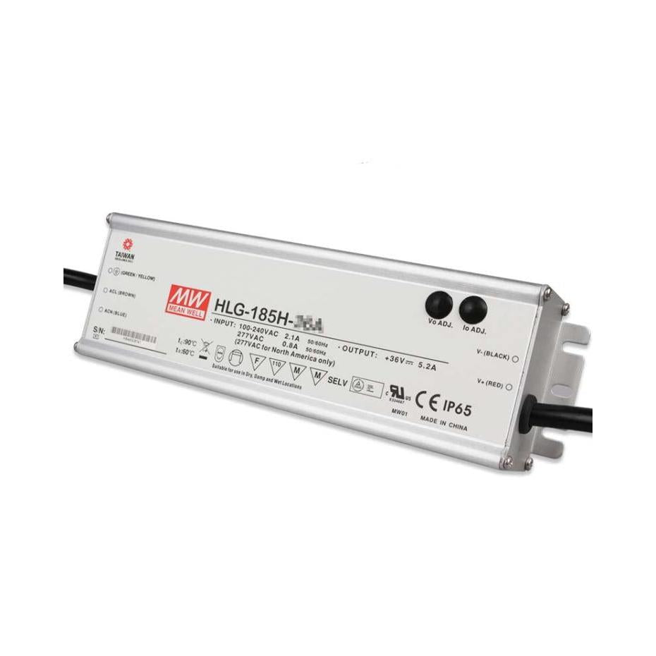 MEAN WELL HLG-185H-42A LED Driver CV 185W 42V 4.4A IP67