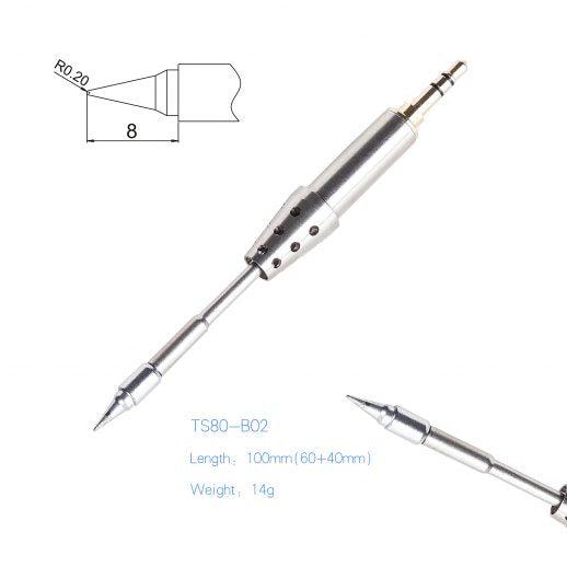 Miniware TS-B02 Soldering Tip for TS80 Soldering Iron-Miniware-K & A Electronics
