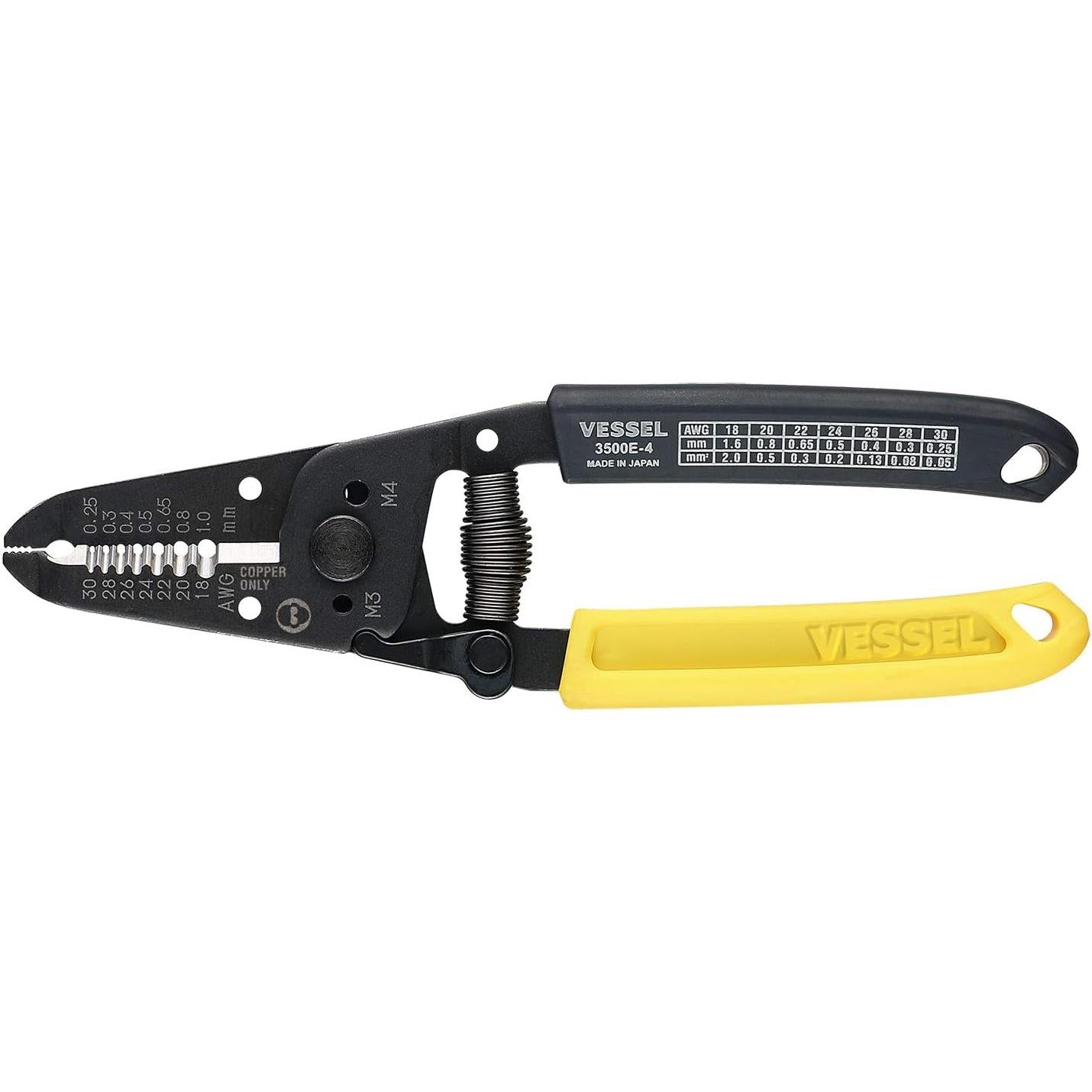 VESSEL 3500E-4 0.25-1mm Wire Stripper & Cutter