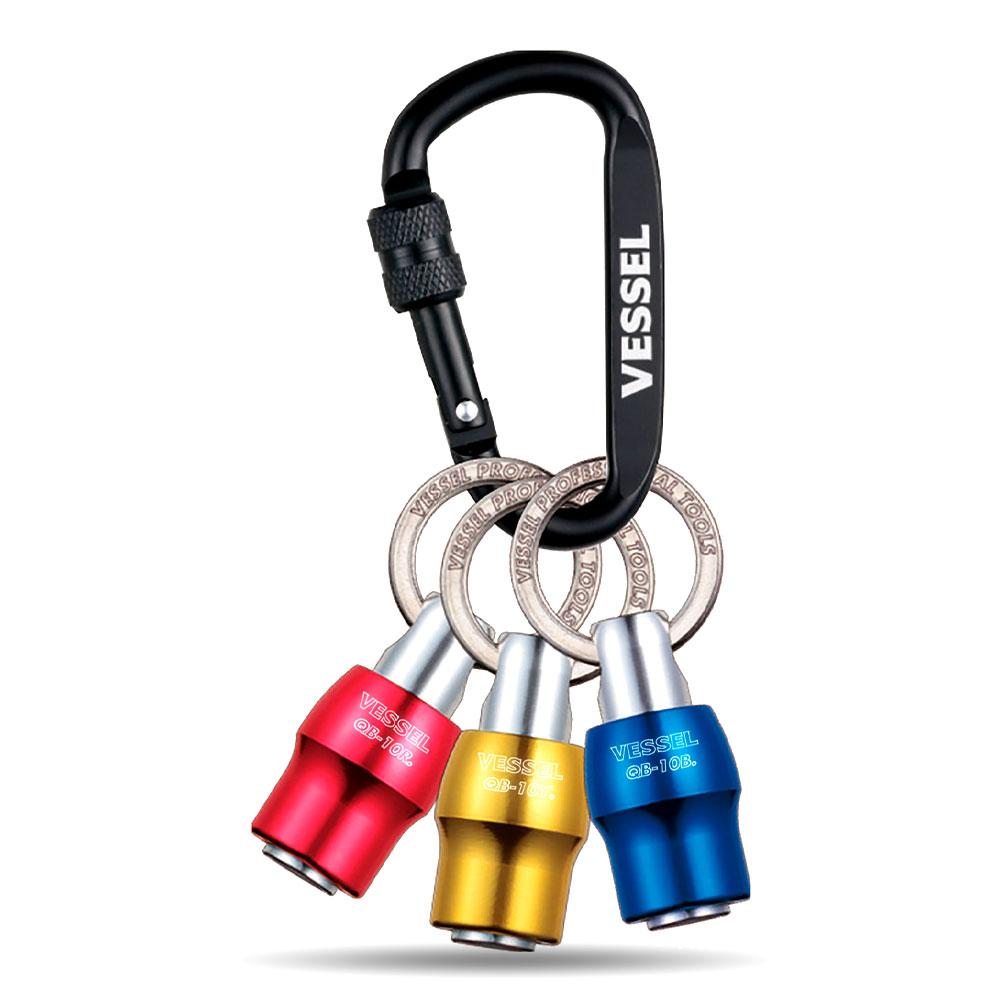 Vessel QB-K3C 3pce Set Hex Driver Bit Holder Quick Catcher-VESSEL-K & A Electronics