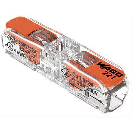 WAGO 221-2411 4mm Inline Splicing Connector-K & A Electronics-K & A Electronics