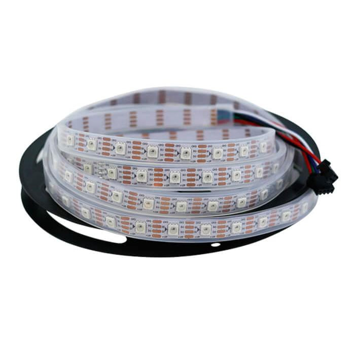 5m RGB Addressable LED Strip - SK6815 (WS2815) - 60 LEDs Per Meter - DC 12V - IP68-K and A Electronics -K and A Electronics