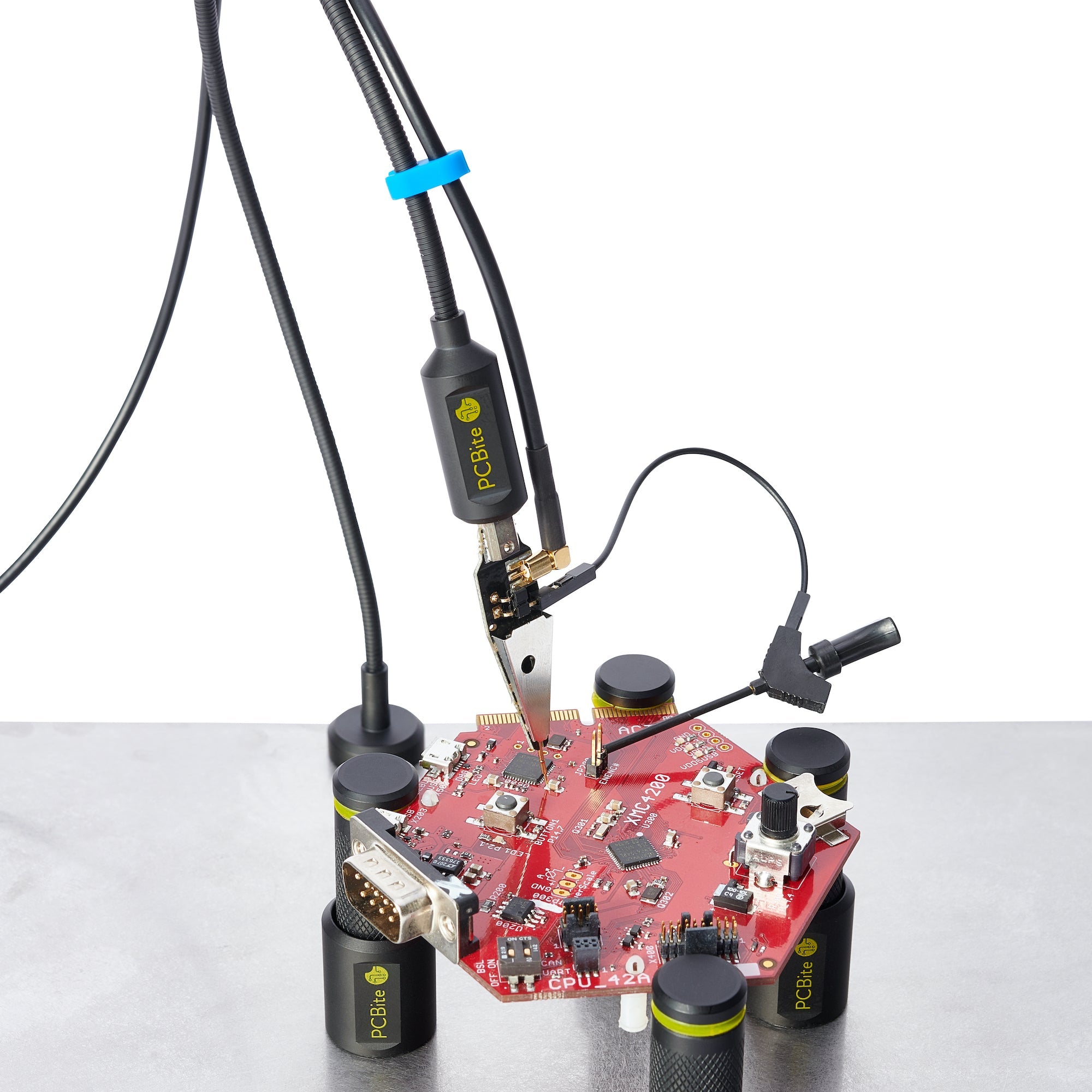 PCBite kit with 2x SP200 200 Mhz handsfree oscilloscope probes-sensepeek-K and A Electronics