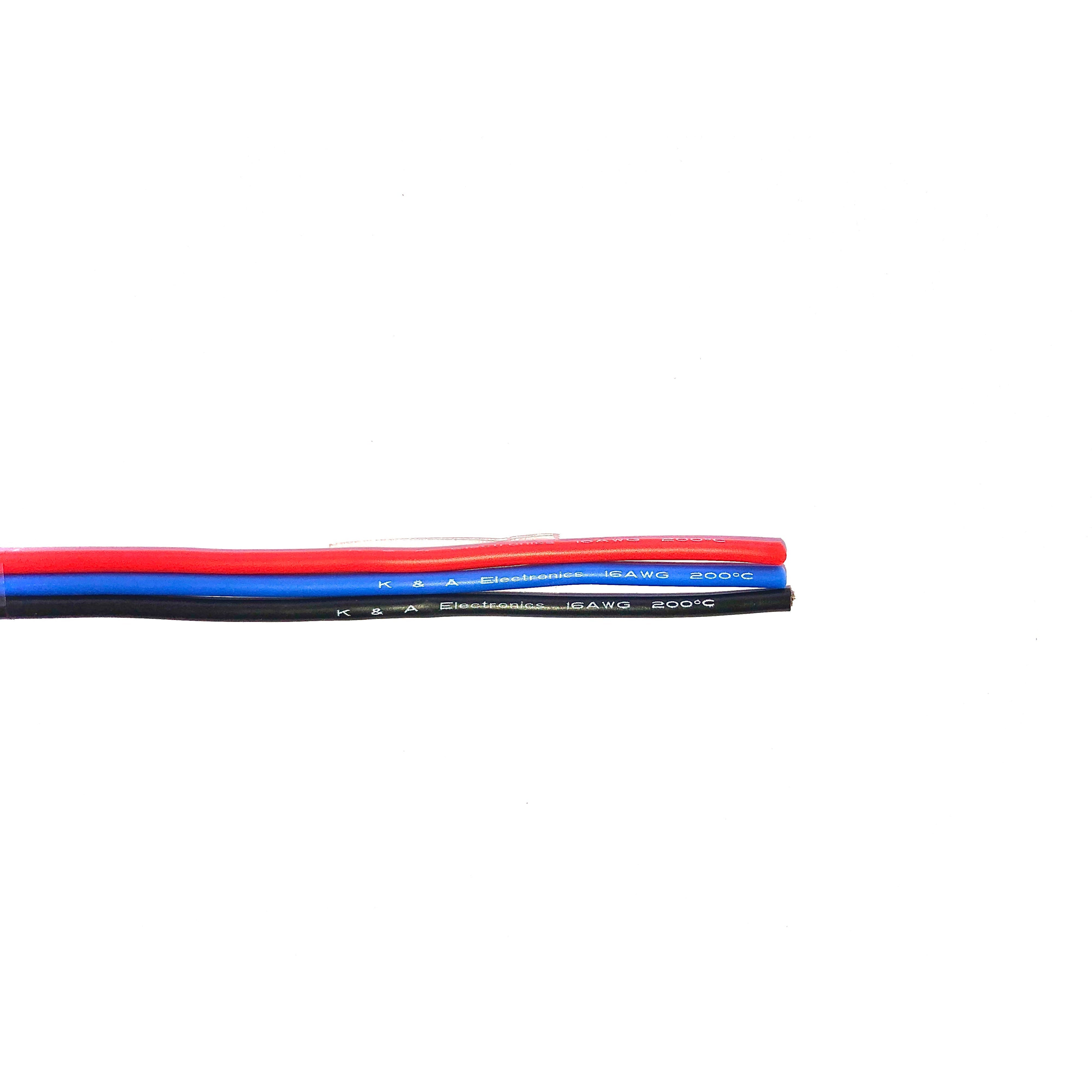 16AWG Stranded-Core Silicone Wire-K & A Electronics-K &amp; A Electronics