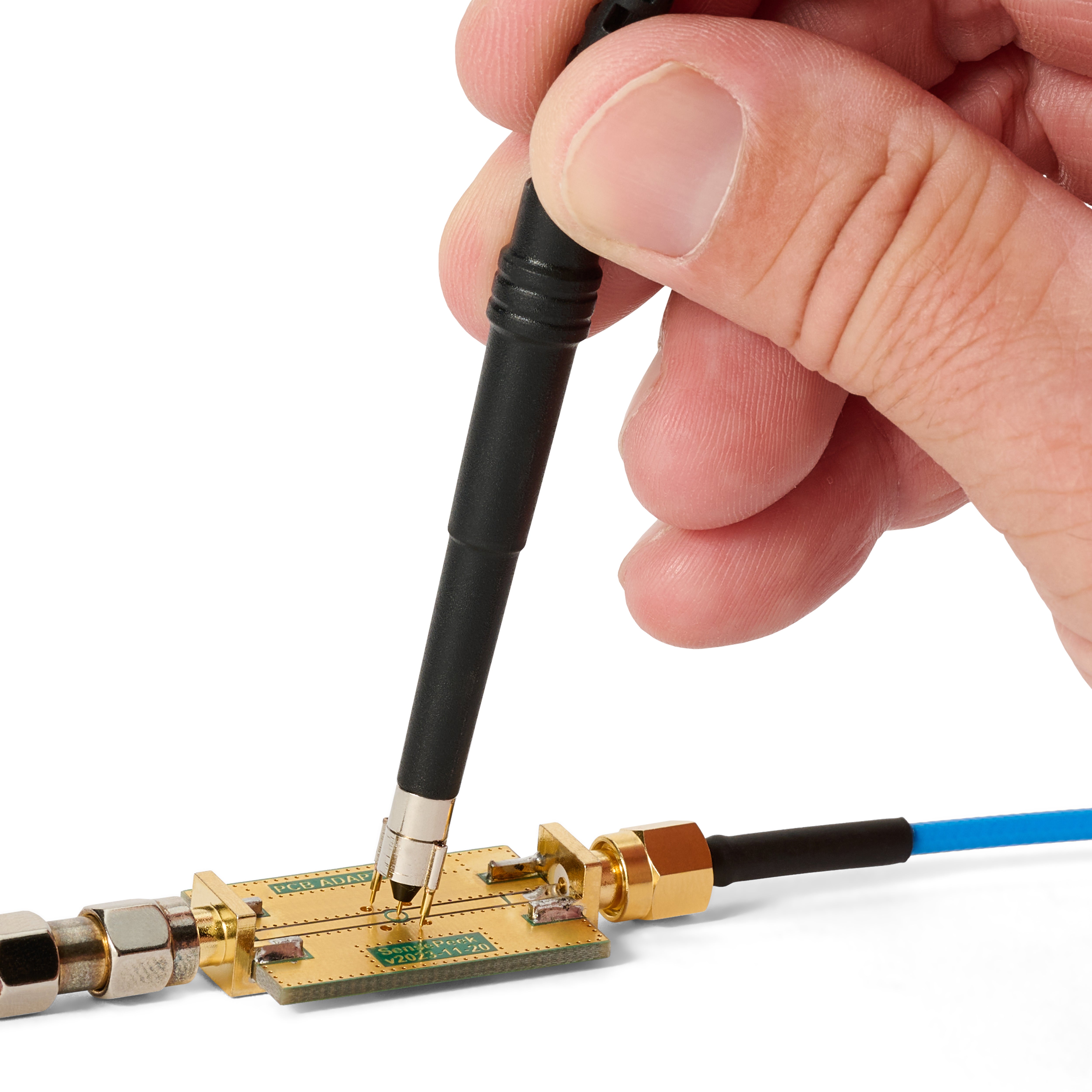 PCBite 2x Dual ground spring needle 5.0mm