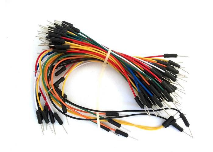 Breadboard Jumper Wire - 65 pack - multicoloured