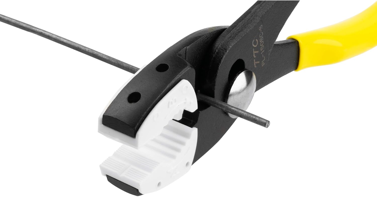 Tsunoda PL-150SC-S PLA-iers Replaceable Resin Jaw Pliers w/built-in-spring (150mm)