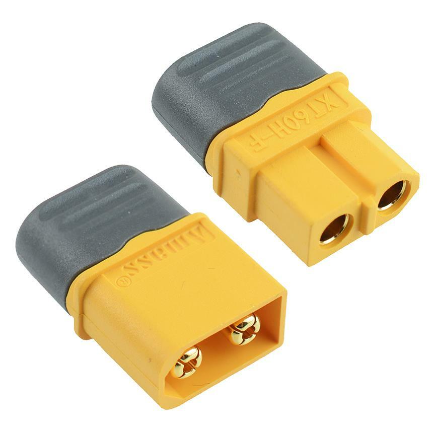 Amass XT60plus (XT60H) with Insulating End Cap (Male & Female) (1 pair)