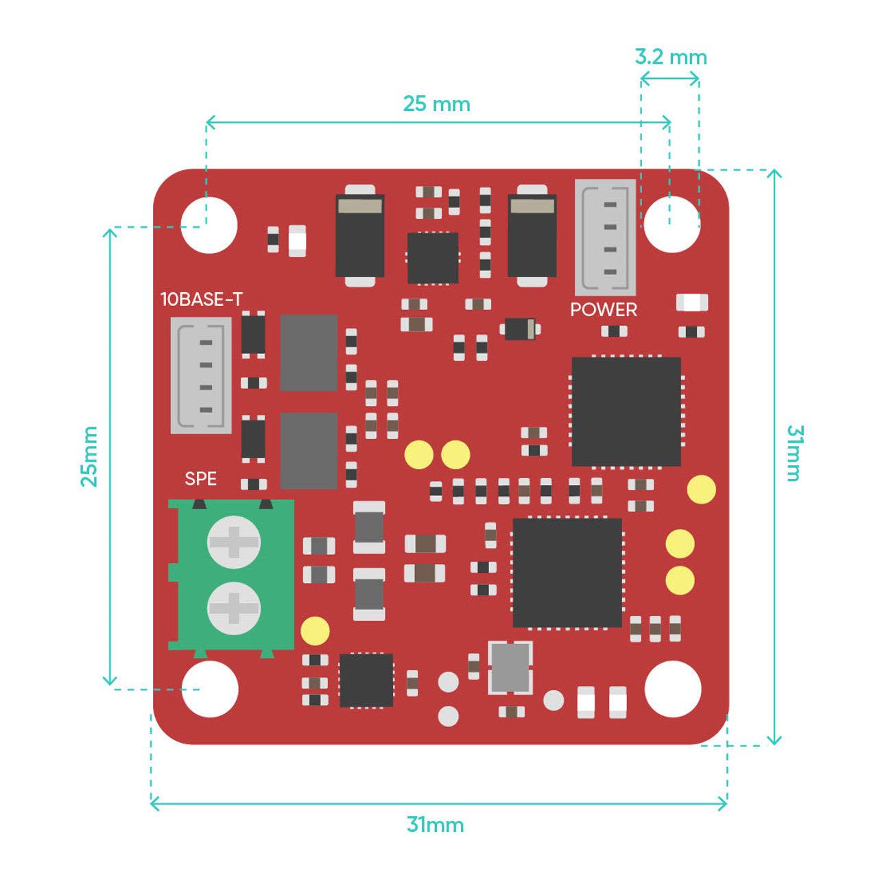 BotBlox SPEBlox-Long (10BASE-T1L) - 10Mbps, 1km range, single pair ethernet