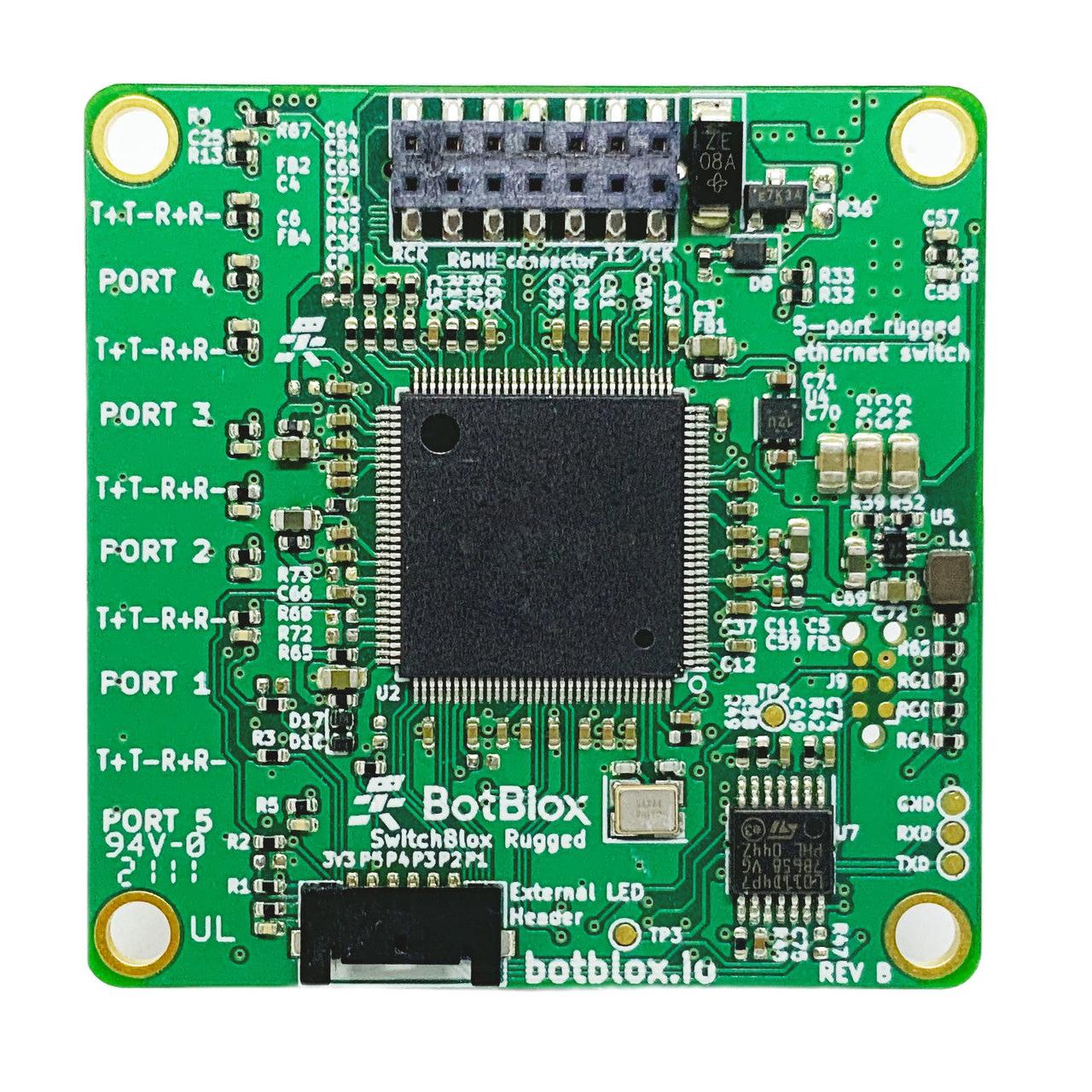 BotBlox SwitchBlox Rugged -50°C to +110°C Ethernet Switch