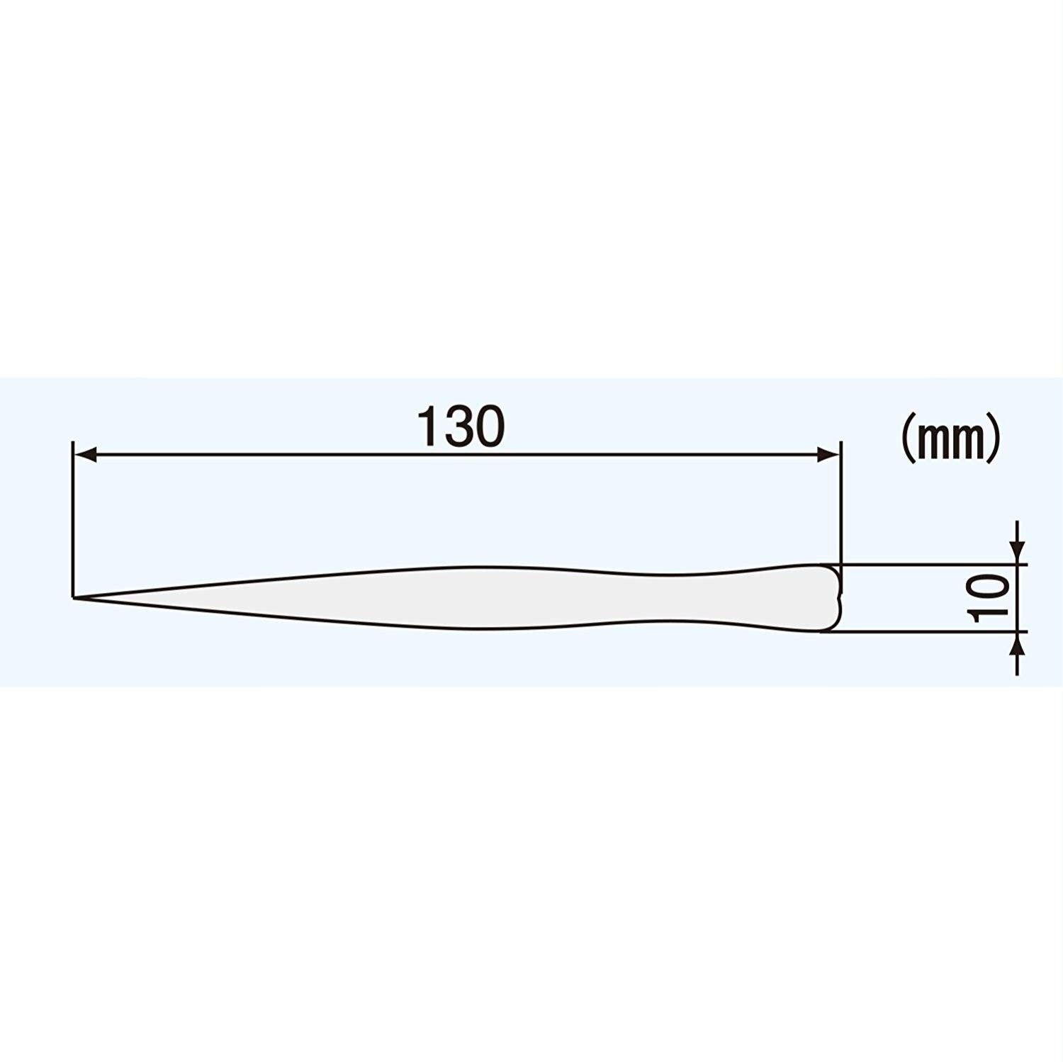 Engineer PT-09 Stainless Steel Serrated Inside Point Tweezers (130mm)-ENGINEER INC.-K &amp; A Electronics