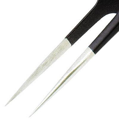 Engineer PTZ-63 Type GG Tip Black Coated ESD Tweezers-ENGINEER INC.-K &amp; A Electronics