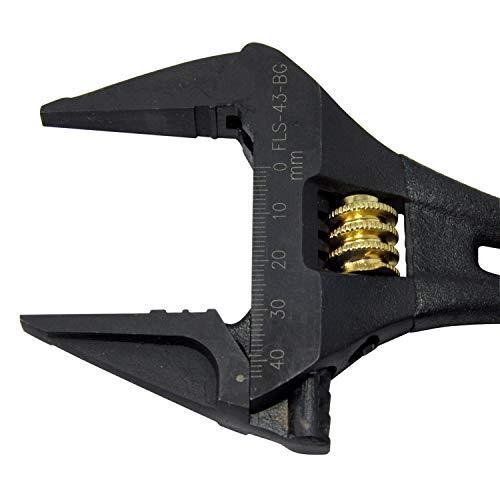 Fujiya KUROKIN FLS-43-BG Adjustable Wrench Short Type-Fujiya-K &amp; A Electronics
