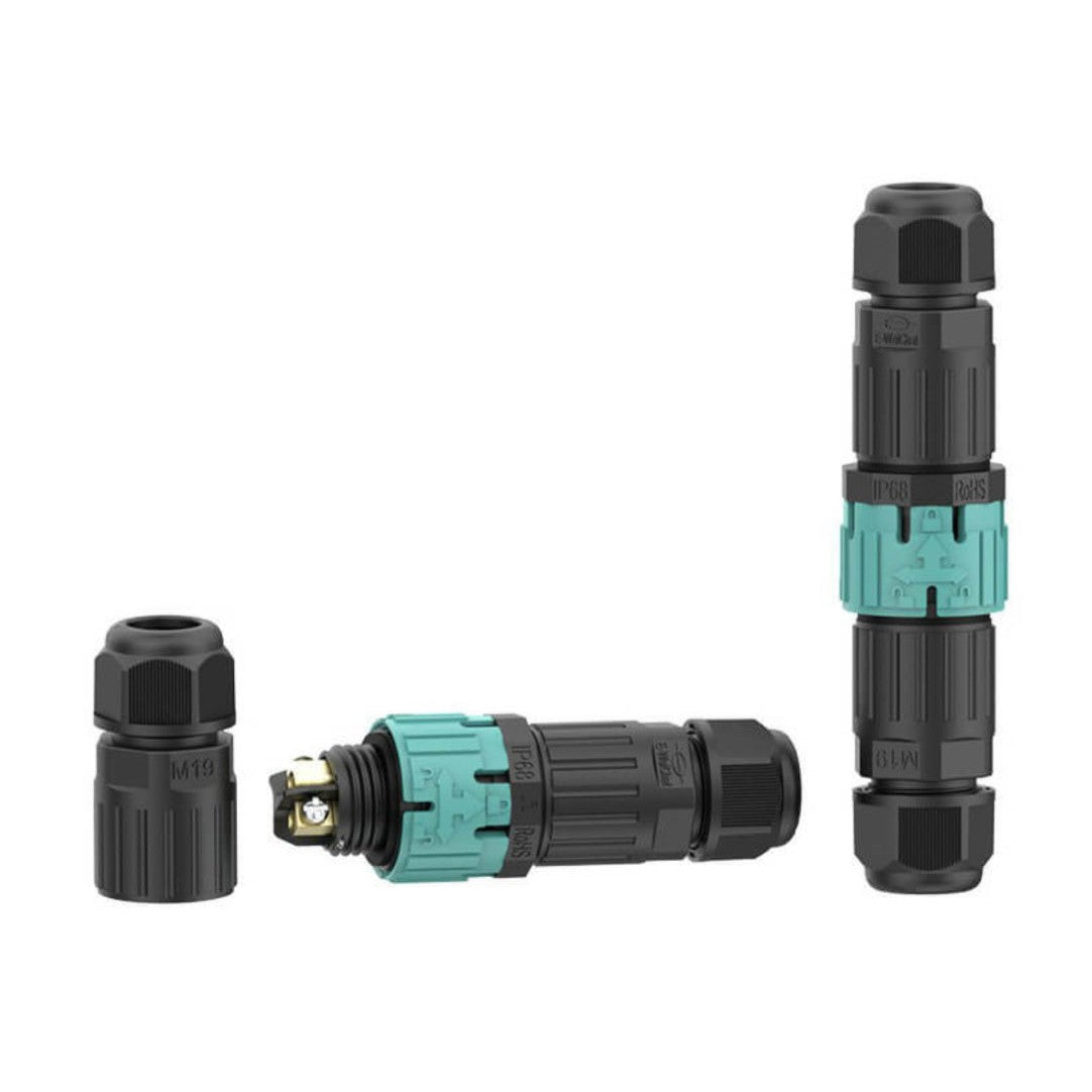 IP68 Waterproof Quick Connector - M19 3 PIN-Connector-K & A Electronics-K &amp; A Electronics