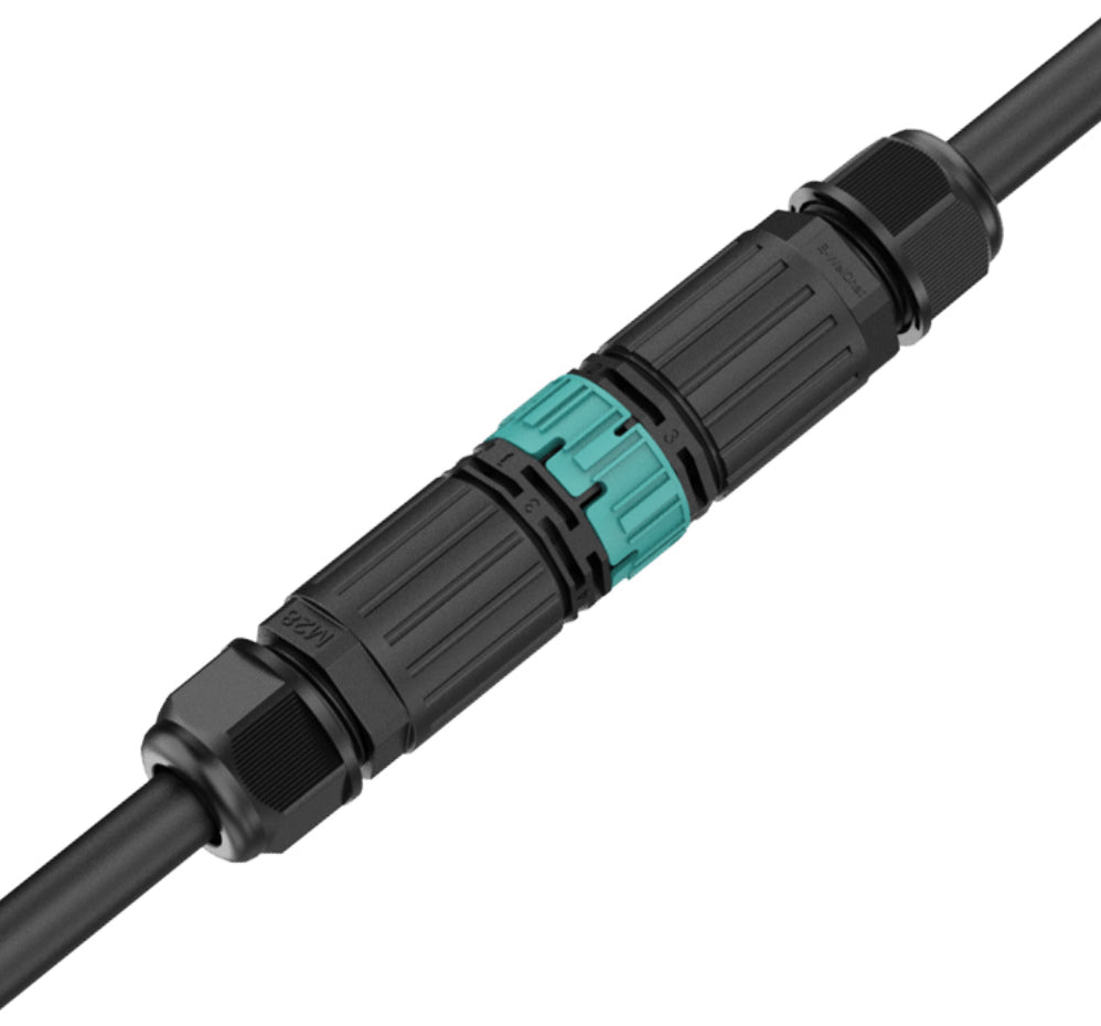 IP68 Waterproof Quick Connector - M25 4 PIN (Screwless Terminal)-K & A Electronics-K &amp; A Electronics