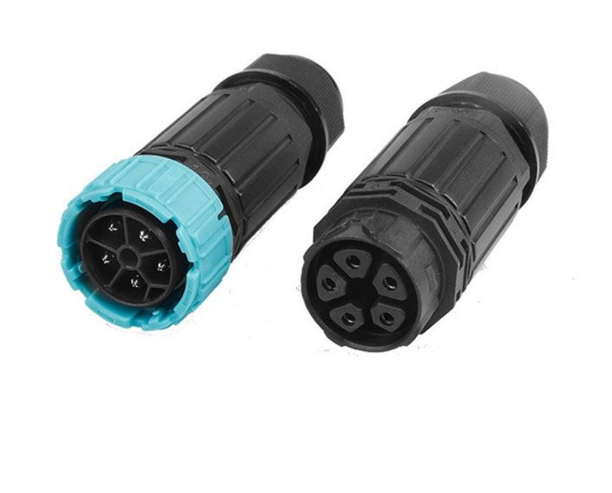 IP68 Waterproof Quick Connector - M25 4 PIN (Screwless Terminal)-K & A Electronics-K &amp; A Electronics