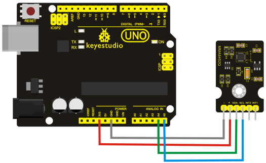 Keyestudio MMA8452Q 3-Axis Digital Acceleration Tilt Sensor