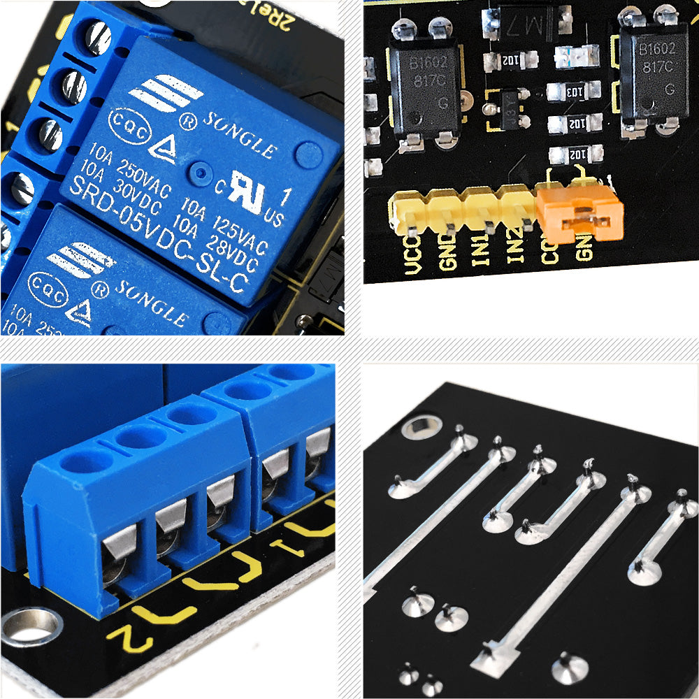 Keyestudio 2-channel 5V Relay Module