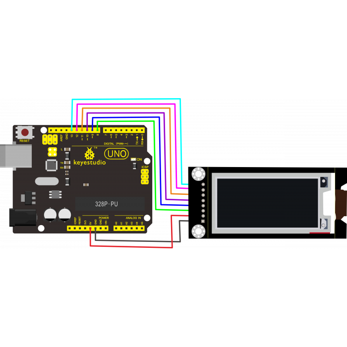 Keyestudio E-Ink Screen Module 2.13 Inch