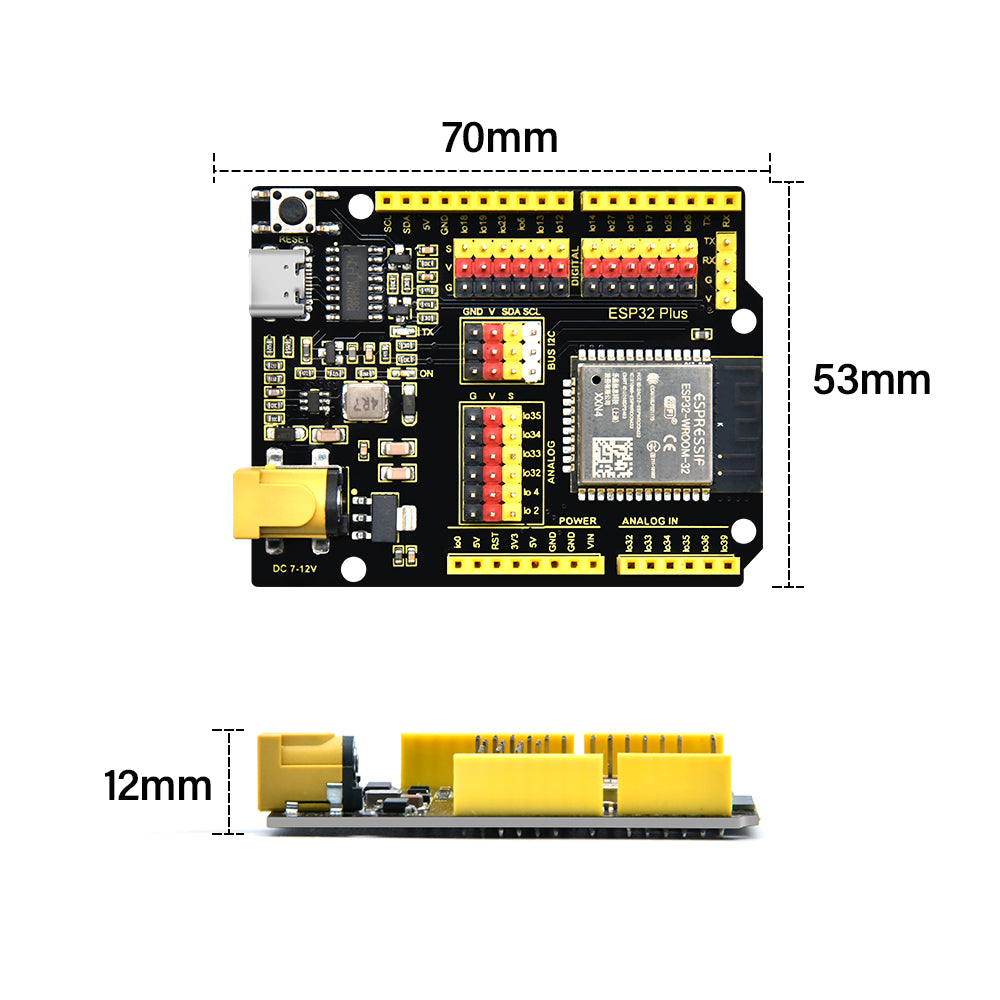 Keyestudio ESP32-WROOM-32 PLUS Development Board