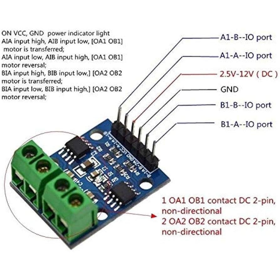 L9110S H-Bridge Dual Motor Driver Module-K & A Electronics-K &amp; A Electronics