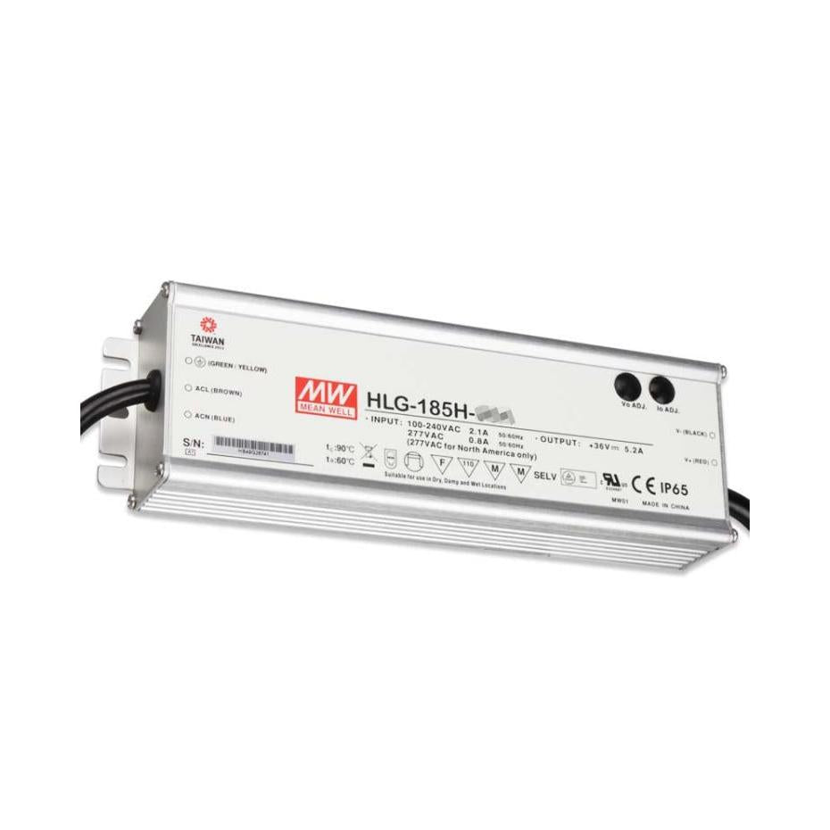 MEAN WELL HLG-185H-42A LED Driver CV 185W 42V 4.4A IP67