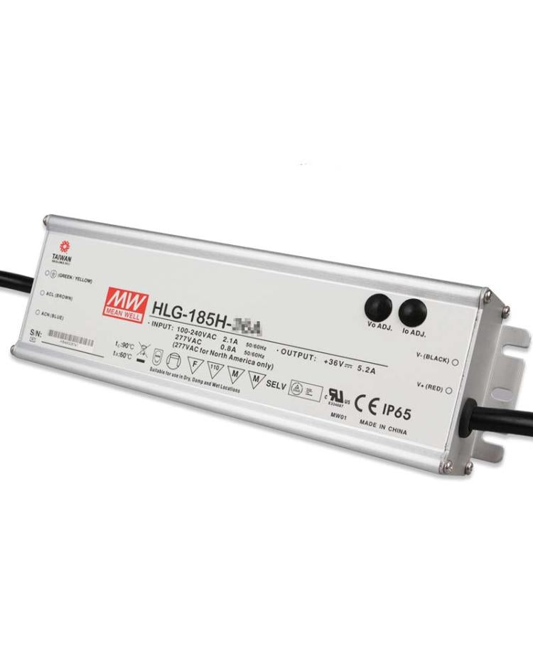 MEAN WELL HLG-185H-42A LED Driver CV 185W 42V 4.4A IP67