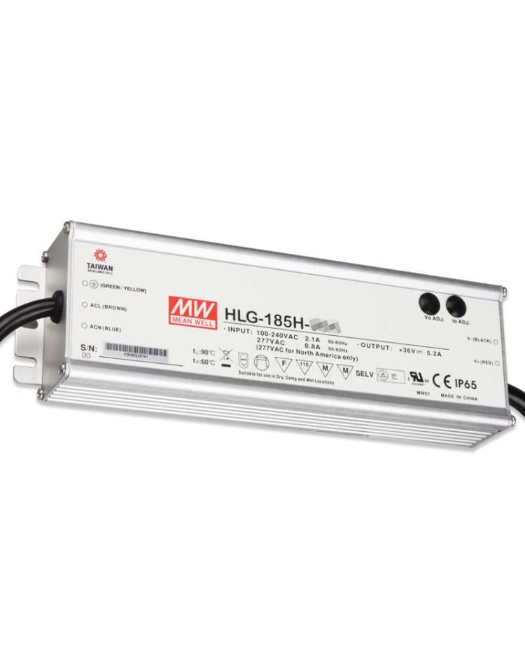 MEAN WELL HLG-185H-42A LED Driver CV 185W 42V 4.4A IP67