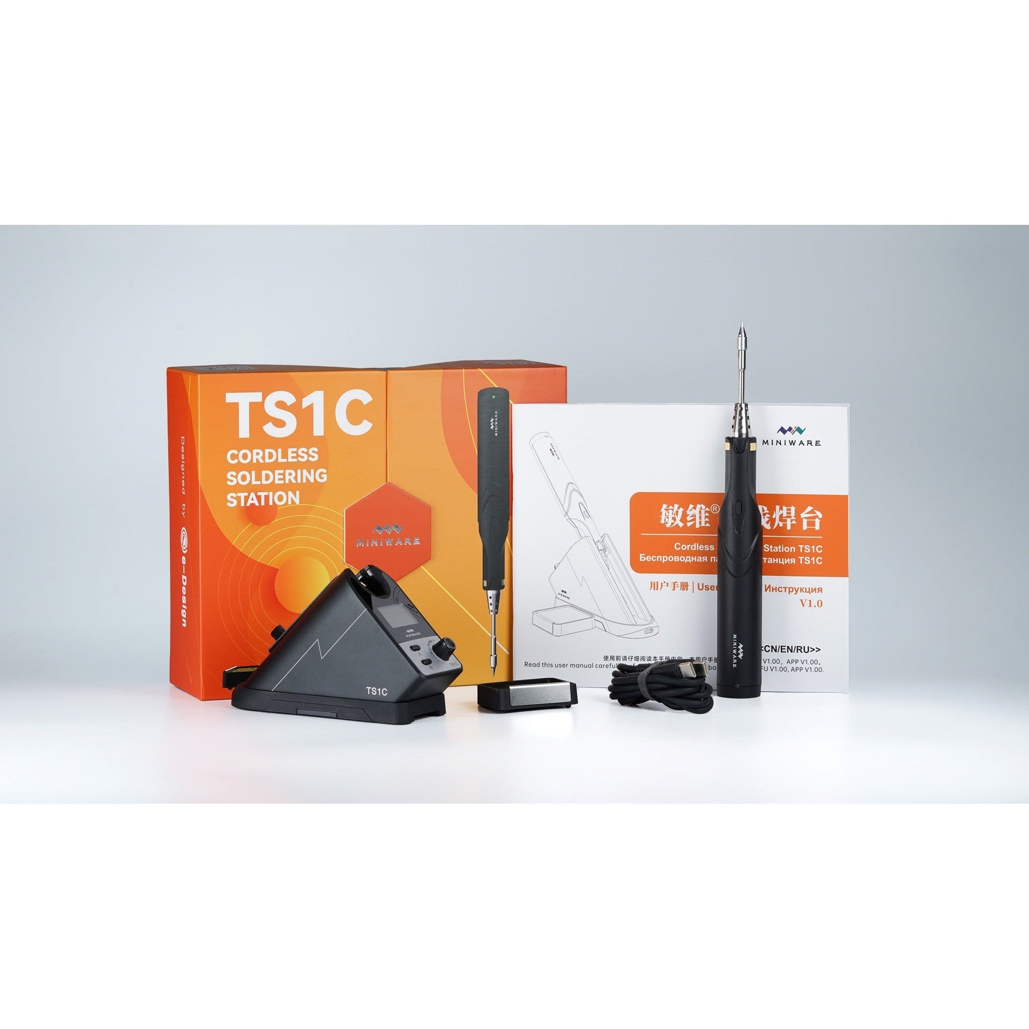 Miniware TS1C Cordless Soldering Station-Soldering Iron-Miniware-K &amp; A Electronics