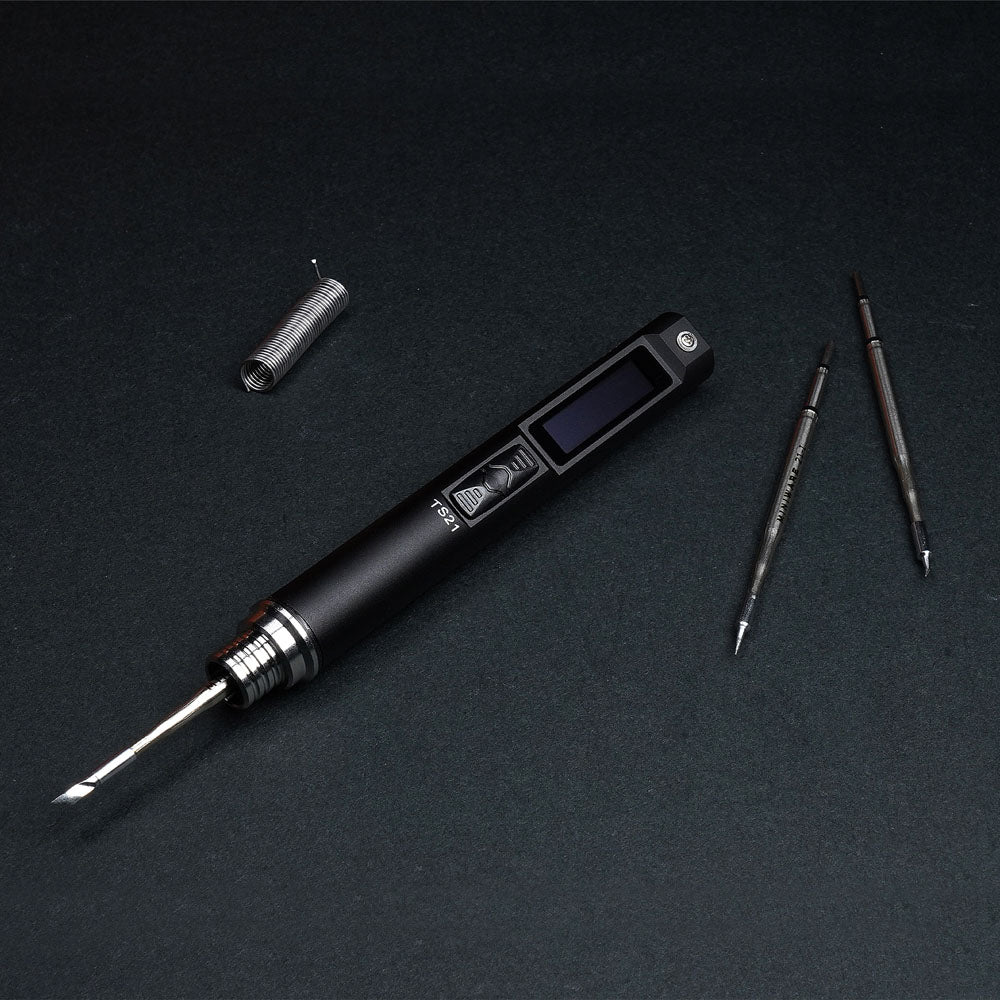 Miniware TS21 Precision Soldering Iron with 21-KU Tip