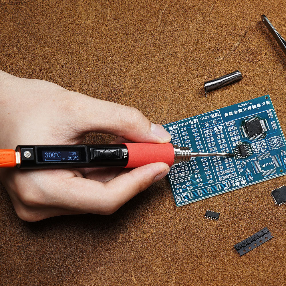 Miniware TS21 Precision Soldering Iron with 21-KU Tip