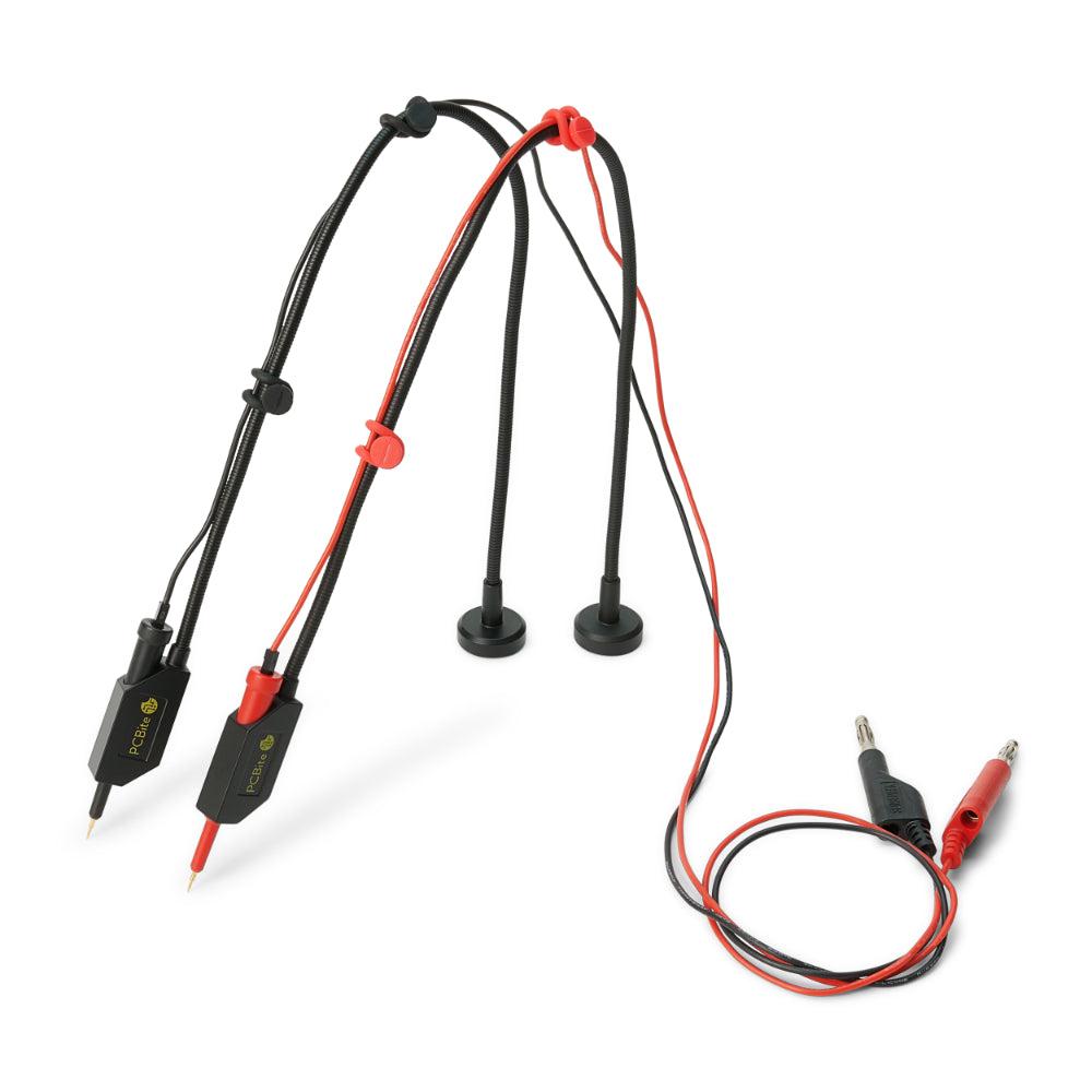 PCBite 2x SQ10 probes for DMM (red/black)-sensepeek-K &amp; A Electronics