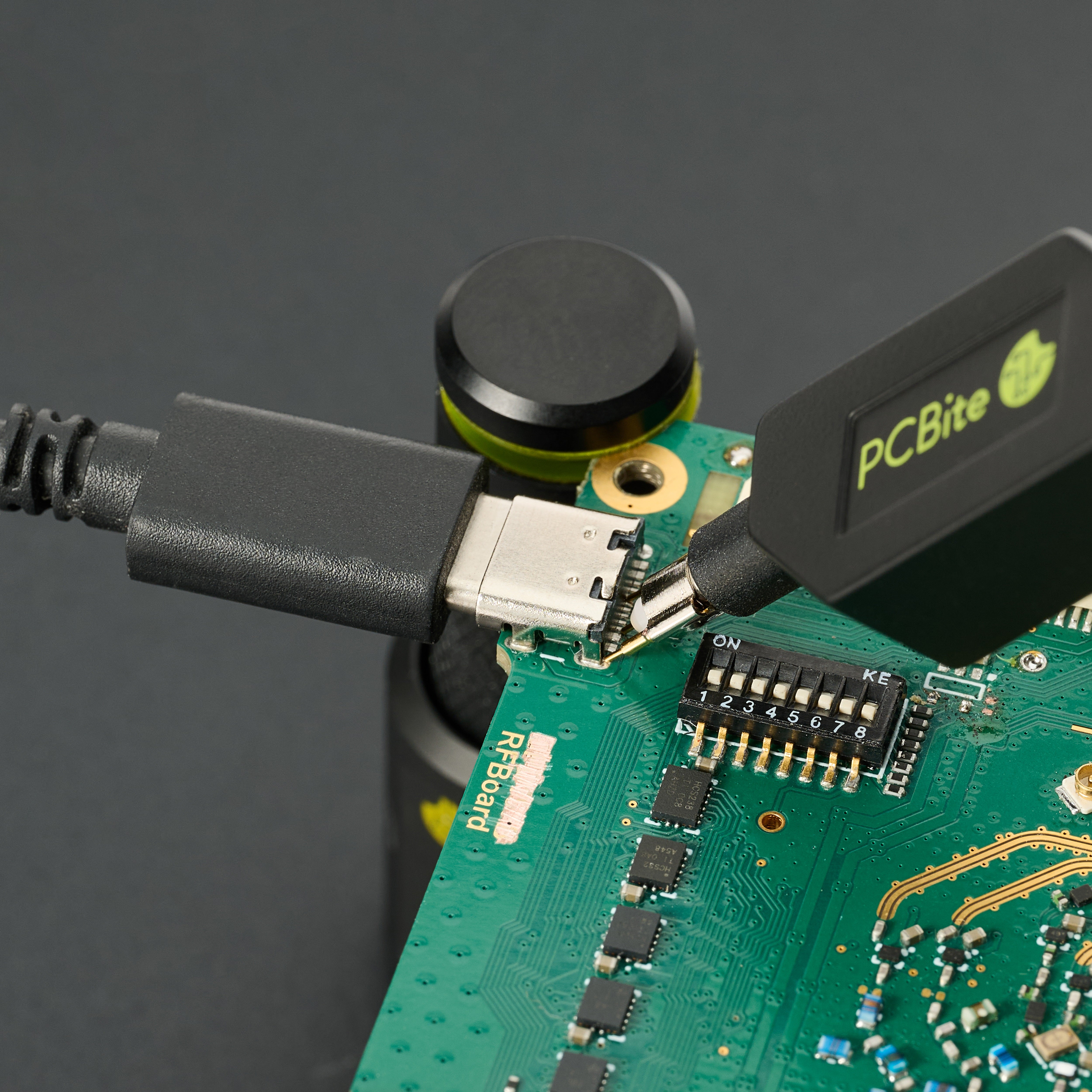 PCBite SQG30-DC - 3.0 GHz low impedance 10:1 passive DC probe