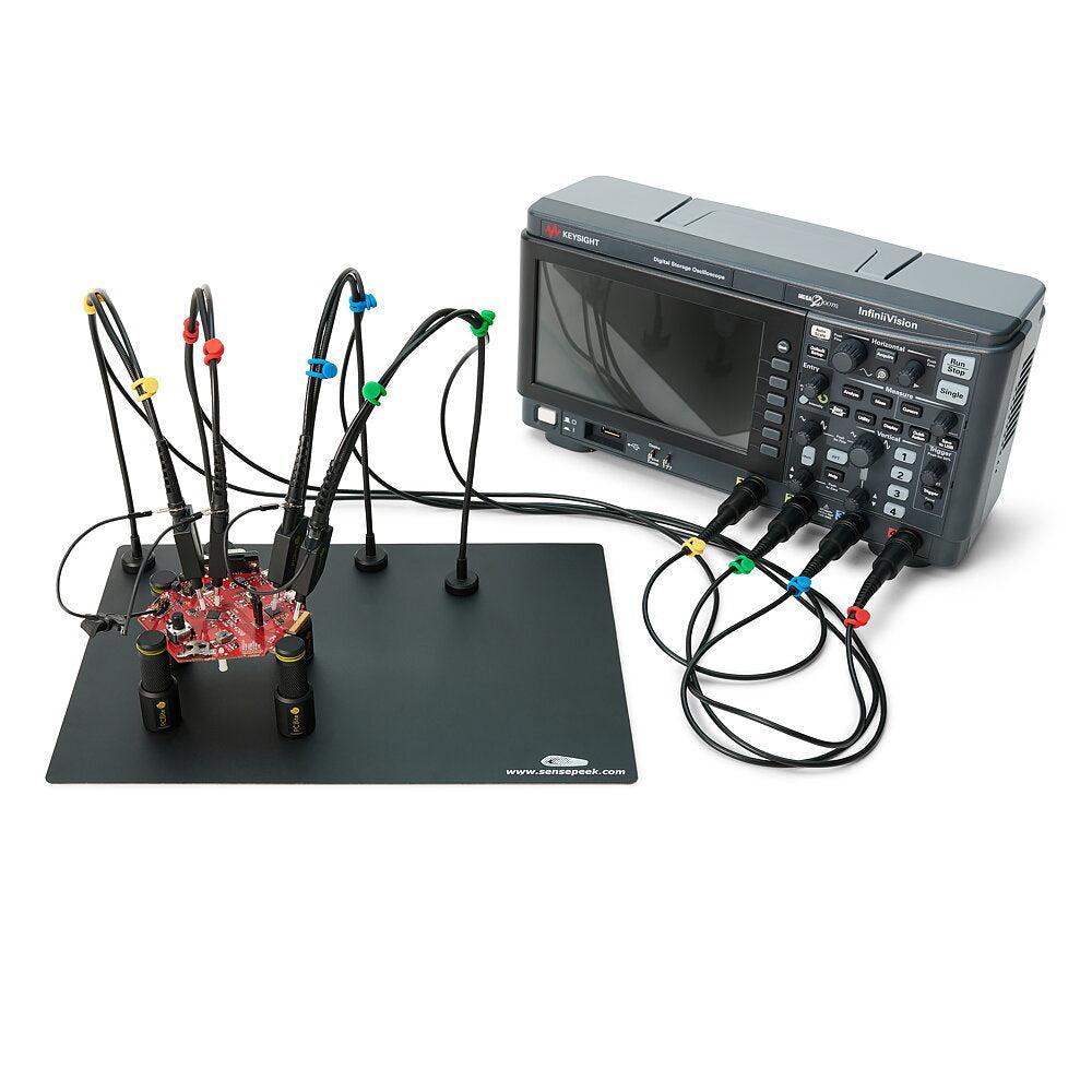 PCBite kit with 2x SQ200 200 Mhz handsfree oscilloscope probes-sensepeek-K &amp; A Electronics