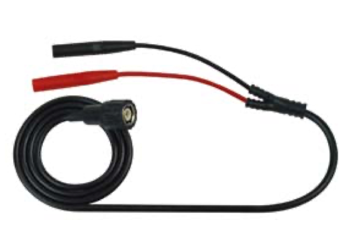 Amass 21.010 – BNC to Dual 4 mm Banana Plug Test Lead (1.2 m)