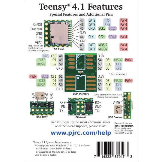 Teensy 4.1 Development Board-PJRC-K &amp; A Electronics