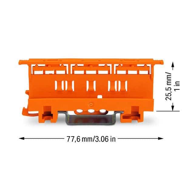 WAGO 221-500 Mounting Carrier for 221 Series-WAGO-K &amp; A Electronics