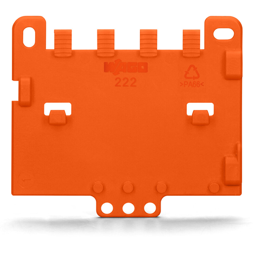 WAGO 222-505 Strain Relief Plate for Mounting Carrier-WAGO-K &amp; A Electronics