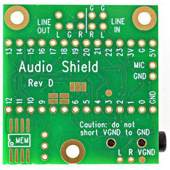 Audio Adaptor Boards for Teensy 4.x-PJRC-K and A Electronics